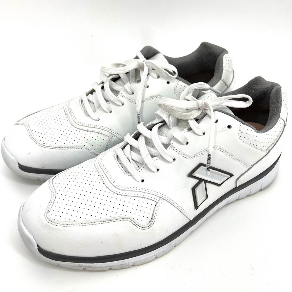 Anodyne No. 50 White Sport Trainer Sneaker Shoes Men's Size 13 Extra Wide USA